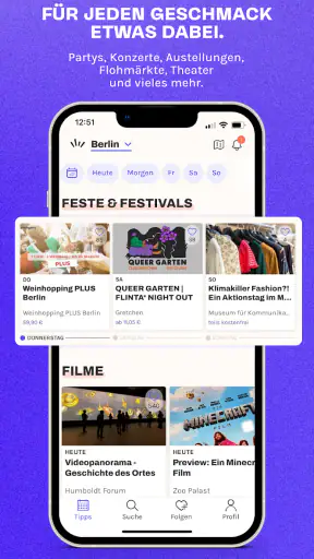 Rausgegangen: Events entdecken screenshot
