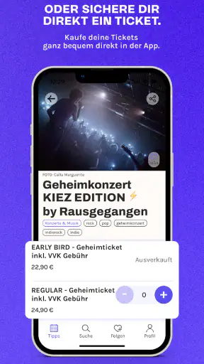 Rausgegangen: Events entdecken screenshot