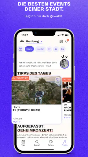 Rausgegangen: Events entdecken screenshot