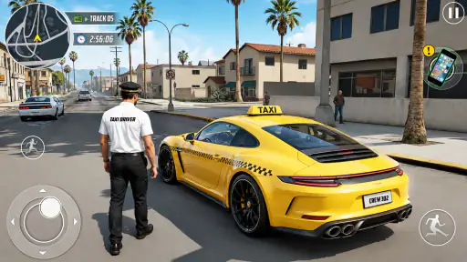 Real Taxi Car Drifting Driving screenshot
