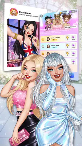 Rebel Glam: Jeux d'habillage screenshot