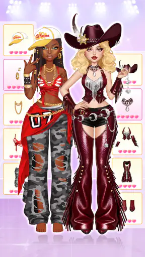 Rebel Glam: Jeux d'habillage screenshot