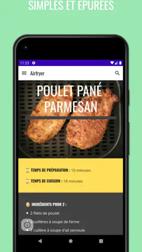 Recettes Airfryer en Francais screenshot