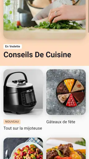 Recettes de cuisine screenshot