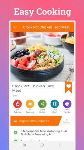 Recettes de livres de cuisine screenshot