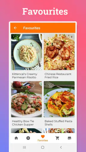 Recettes de livres de cuisine screenshot