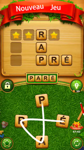Recherche Par Mots Croisés Jeu screenshot