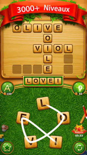 Recherche Par Mots Croisés Jeu screenshot