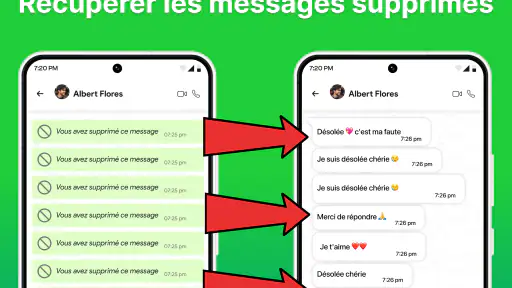 Récupérer les messages screenshot