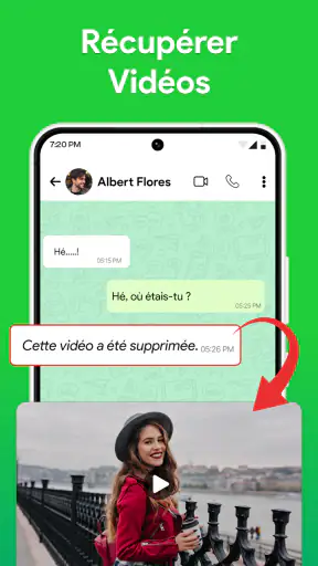 Récupérer les messages screenshot