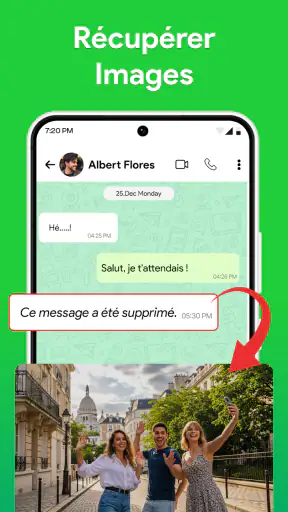 Récupérer les messages screenshot
