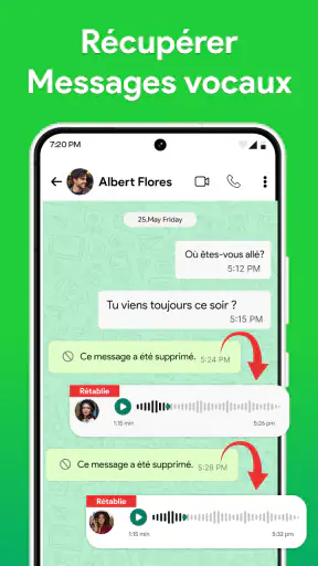Récupérer les messages screenshot