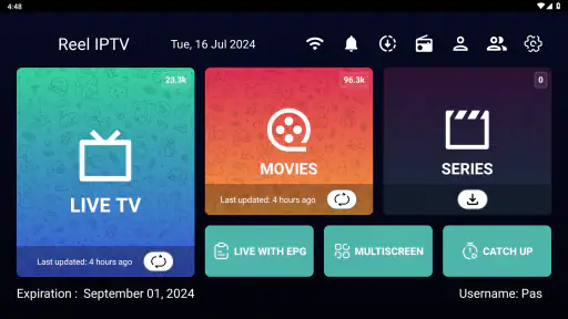 Lecteur IPTV Reel screenshot