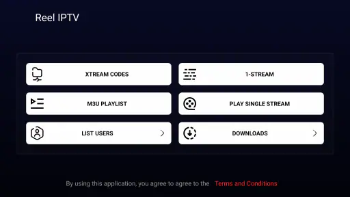 Lecteur IPTV Reel screenshot
