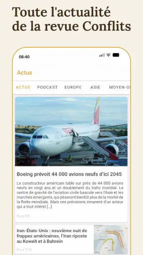 Revue Conflits screenshot