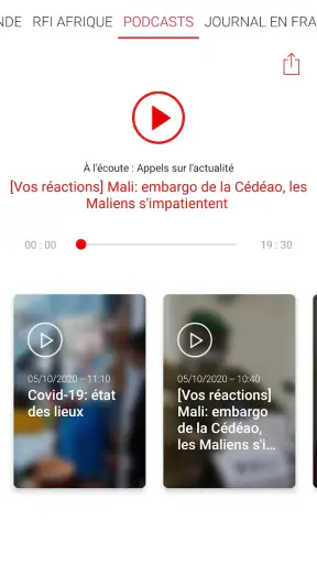 RFI - L'actualité mondiale screenshot