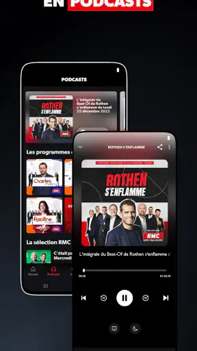 RMC Radio: podcast, live, foot screenshot