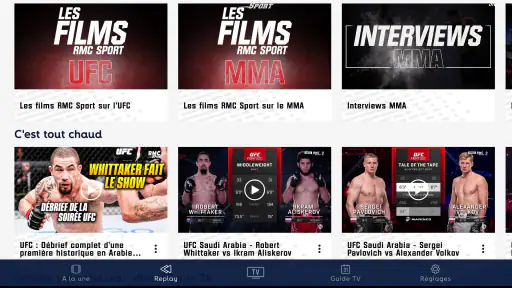 RMC Sport – Live TV, Replay screenshot