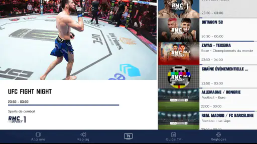 RMC Sport – Live TV, Replay screenshot