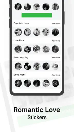 Baisers Romantiques Stickers screenshot