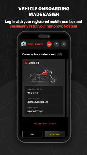 Royal Enfield App screenshot