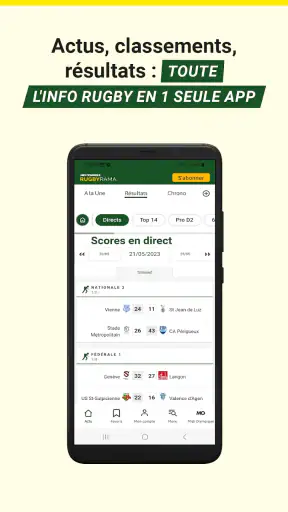 Rugbyrama - Midi Olympique screenshot