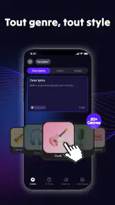 Rythmix - Musique par IA screenshot