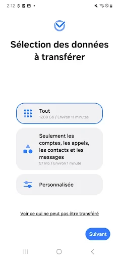 Samsung Smart Switch Mobile screenshot