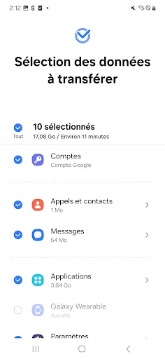 Samsung Smart Switch Mobile screenshot