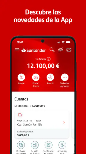 Santander España screenshot