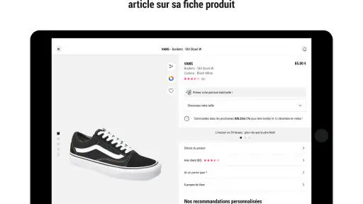 Sarenza.com screenshot