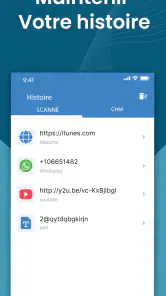 scanner et générateur code qr screenshot