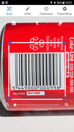Scanner QR code screenshot