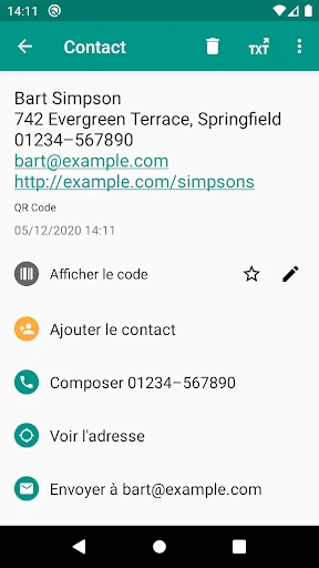 Scanner QR et code-barres screenshot