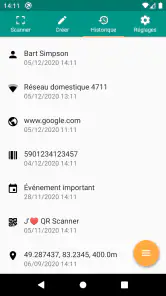 Scanner QR et code-barres screenshot