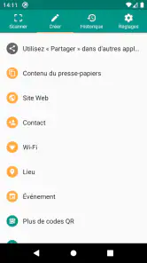 Scanner QR et code-barres screenshot