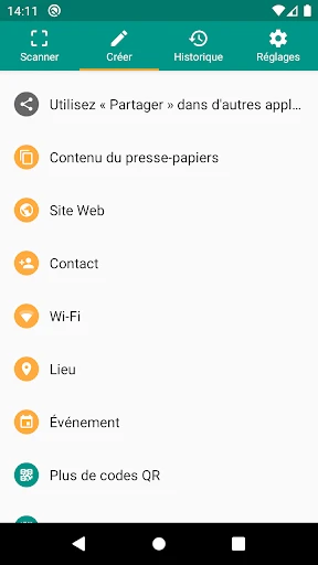 Scanner QR et code-barres screenshot