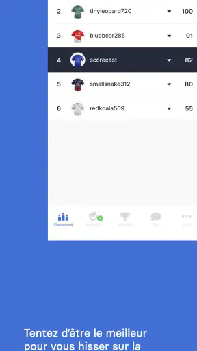 Scorecast Classique screenshot
