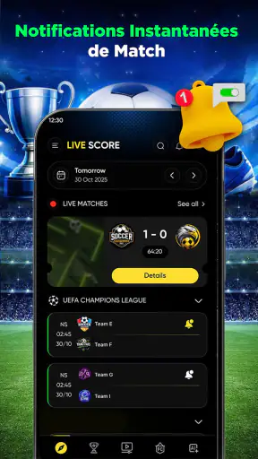 Scores Foot en Direct & Actus screenshot