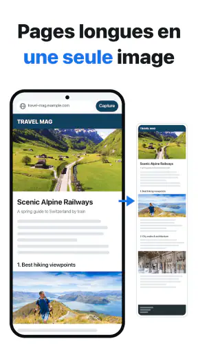 Screenshot Pro - Rognage auto screenshot