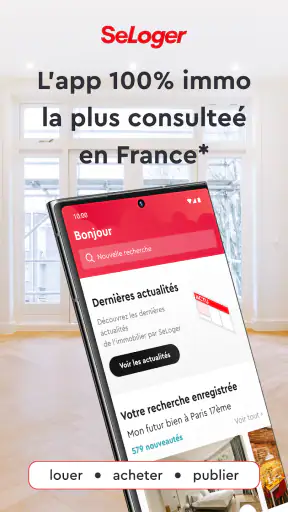 SeLoger annonces immobilières screenshot