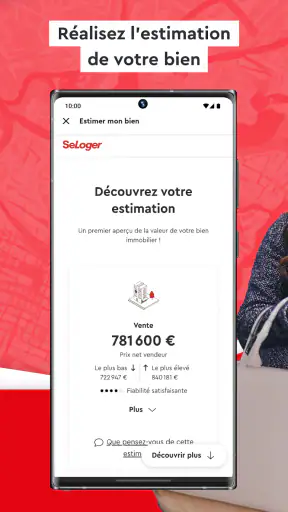 SeLoger annonces immobilières screenshot