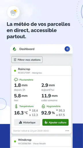 Sencrop météo des agriculteurs screenshot