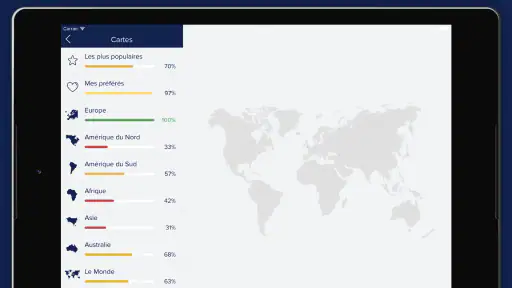 Seterra Géographie screenshot