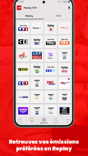 SFR TV screenshot