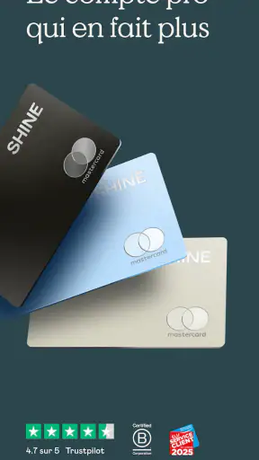Shine - Compte pro en ligne screenshot