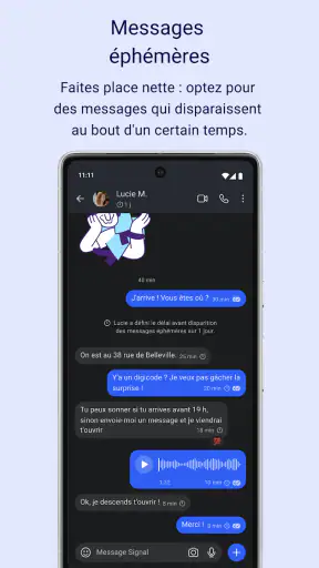 Signal - Messagerie privée screenshot