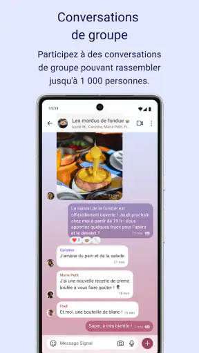 Signal - Messagerie privée screenshot