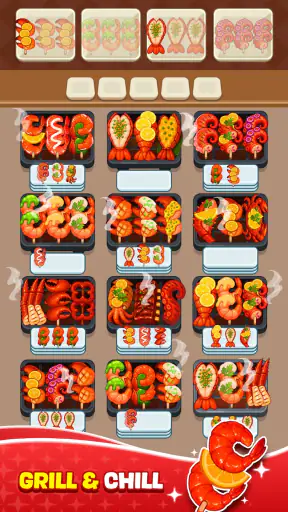 Skewer Jam: Food Sort screenshot