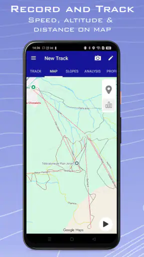 Ski Tracks Lite & Cartes GPS screenshot